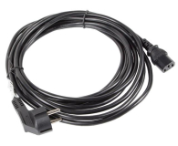 LANBERG Kabel zasilający CEE 7/7 - IEC 320 C13 VDE 5M czarny CA-C13C-11CC-0050-BK - 697025 - zdjęcie 2